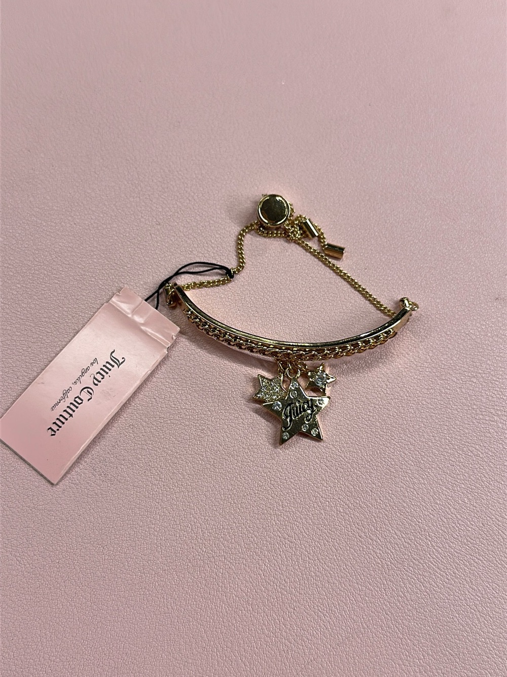 Juicy Couture Gold Star Charm Bracelet